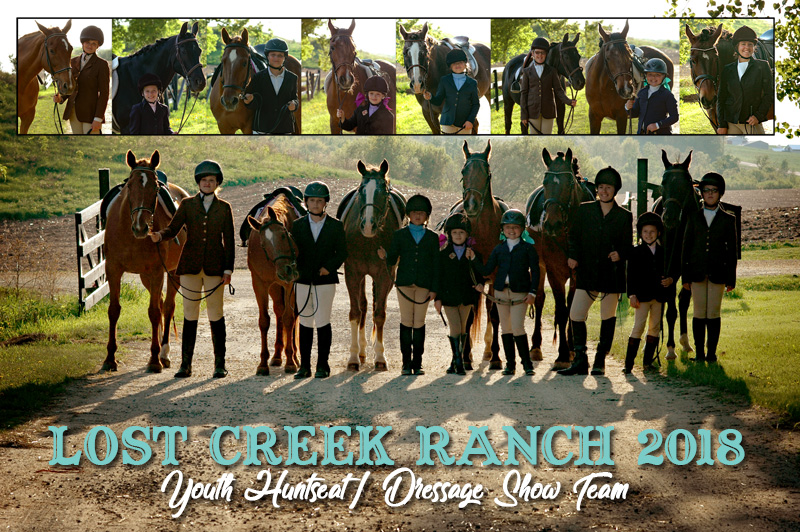 lost creek ranch wi horse show team