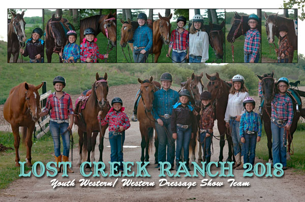 lost creek ranch wi horse show team